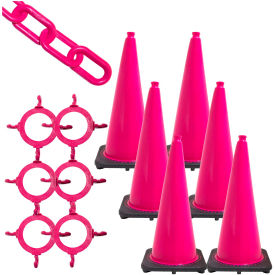 Mr. Chain Traffic Cone and Chain Kit 28