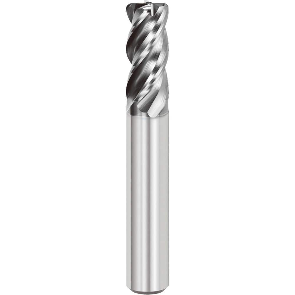 Corner Radius & Corner Chamfer End Mills, Mill Diameter (Decimal Inch): 0.1181 , Mill Diameter (mm): 3.00 , Number Of Flutes: 4 , Length of Cut (mm): 8.0000  MPN:617545