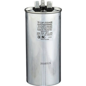 Tradepro® Run Capacitor 70 + 5 MFD 440V Round TP-CAP-70/5/440R