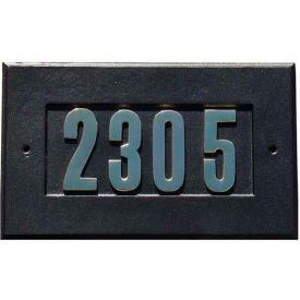 Manchester Address Plate w/3