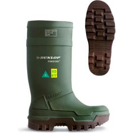 Dunlop® Purofort® Thermo+ Full Safety Men's Work Boots Size 13 Green E662843-13