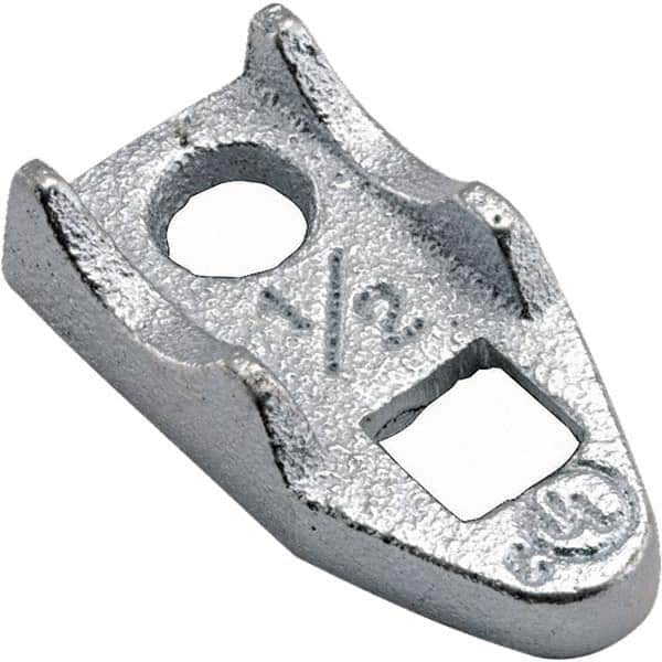 Conduit Clamp Back: For EMT Rigid & Intermediate (IMC), Malleable Iron, 3/4