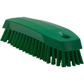 Vikan 35872 Medium Hand Brush- Medium Green 35872