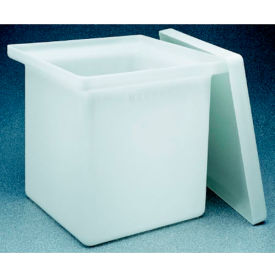 Thermo Scientific Nalgene™ Heavy-Duty Rectangular Tank with Cover LLDPE 32 Gallon 14100-0045