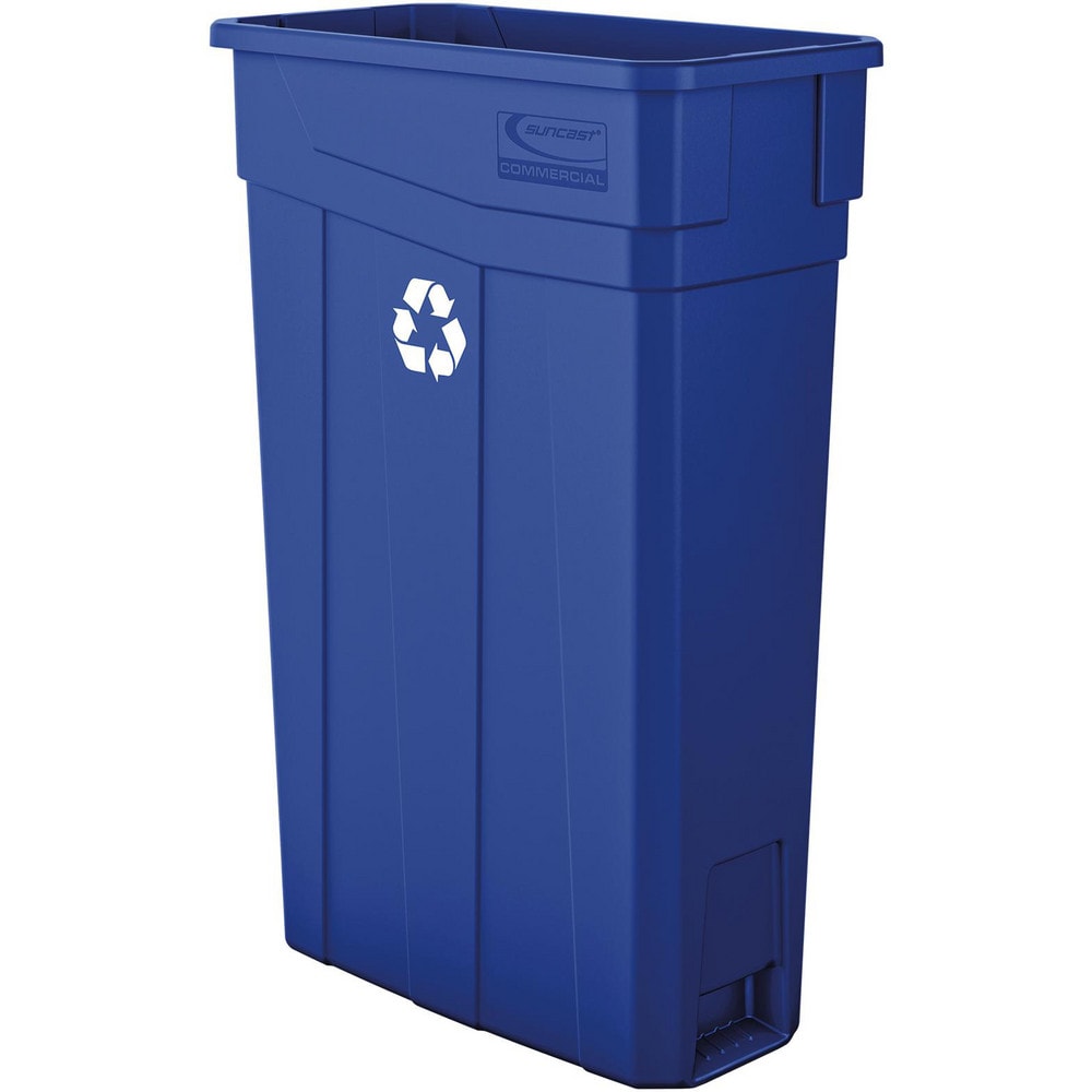 Trash Cans & Recycling Containers, Type: Recyclable , Container Capacity: 23 , Container Shape: Rectangle , Lid Type: None , Container Material: HDPE  MPN:TCN2030BLR