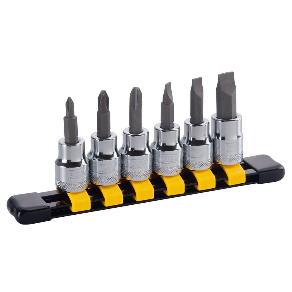 Screwdriver & Drag Link Sockets, Socket Type: Phillips Screwdriver Socket , Drive Size: 0.375in , Finish: Black Oxide , Insulated: No , Non-sparking: No  MPN:DWMT75422OSP