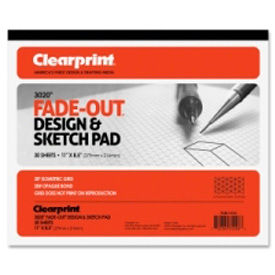 Clearprint® Grid Paper Pad 20lb. 30 Degree Isometric 8-1/2