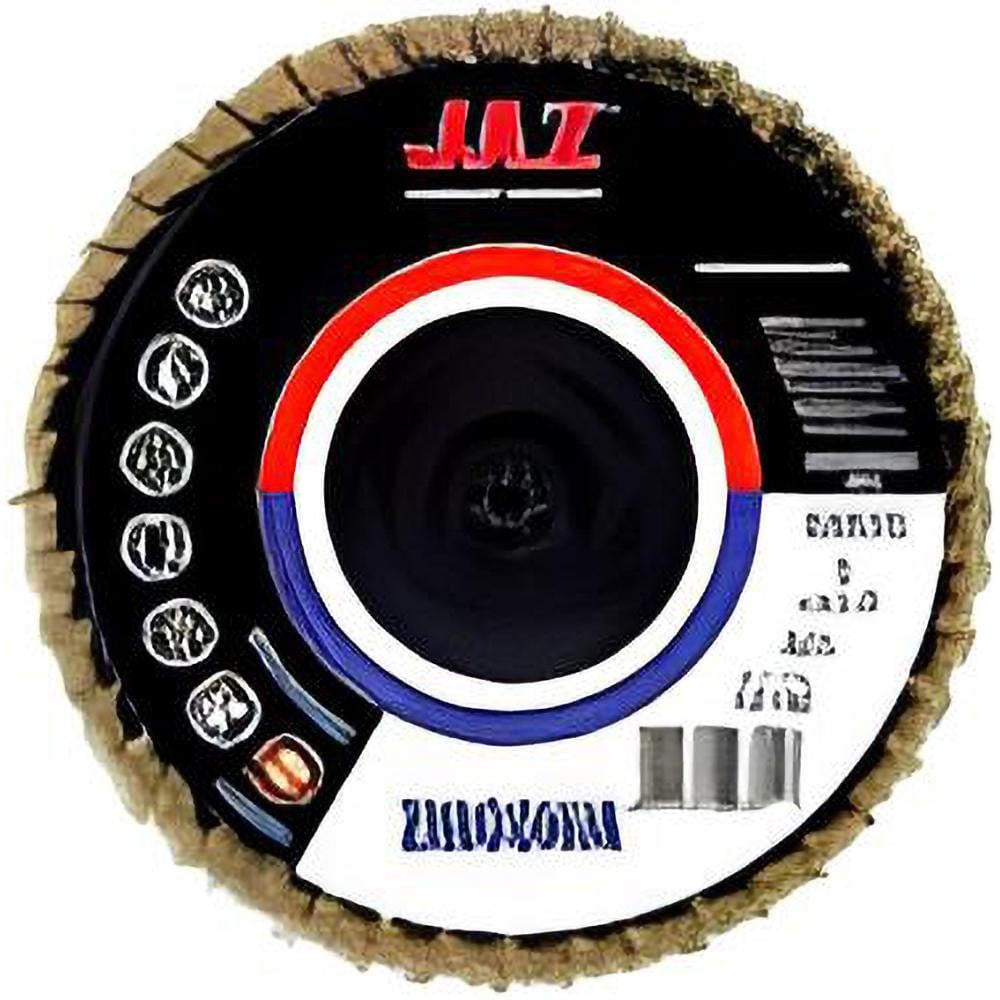 Flap Discs, Disc Diameter: 2 , Center Hole Size: Type R , Flap Disc Type: Type 27 , Grit: 80 , Grade: Medium  MPN:58135