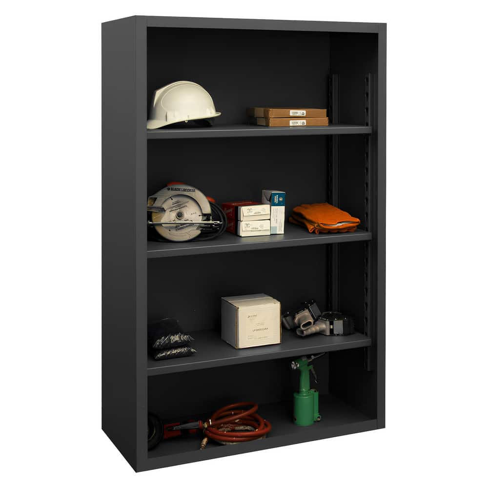 Closed Shelving Units, Assembled: Yes , Material: Steel , Color: Gray , Finish: Powder Coated  MPN:5002-3S-95