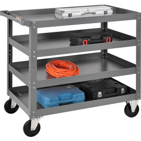 GoVets™ Steel Stock Cart w/4 Shelves 800 lb. Capacity 36