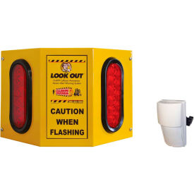 Collision Awarness Dual Use (Indoor/Outdoor) Large Yellow Box 2 Lights 1 Exterior Sensor 15' Cord Dual-Use-4-EXT-DOD