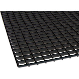 American Louver Eggcrate Panel Plastic Black PK2 TC-24-2448BK-2PK