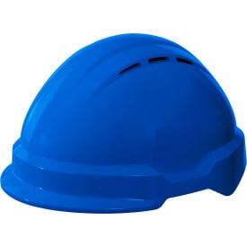 Delta Plus Americana Climbing WIND Safety Helmet Type 1 4-Point Mega Ratchet Suspension Blue WEL21106BL