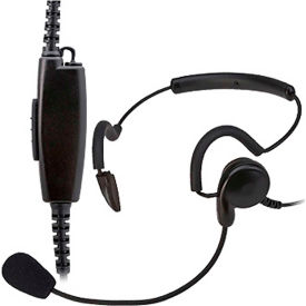 RCA HS12-X03S Office and Retail Two-Way Radio Headset with Screw-In Connector HS12-X03S
