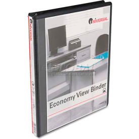 Universal® Round Ring Economy Vinyl View Binder 1/2