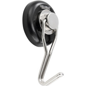 GoVets™ Neodymium Swiveling Magnetic Hook Black Powdered Coat 65 Lbs. Pull 6/Pack 755320