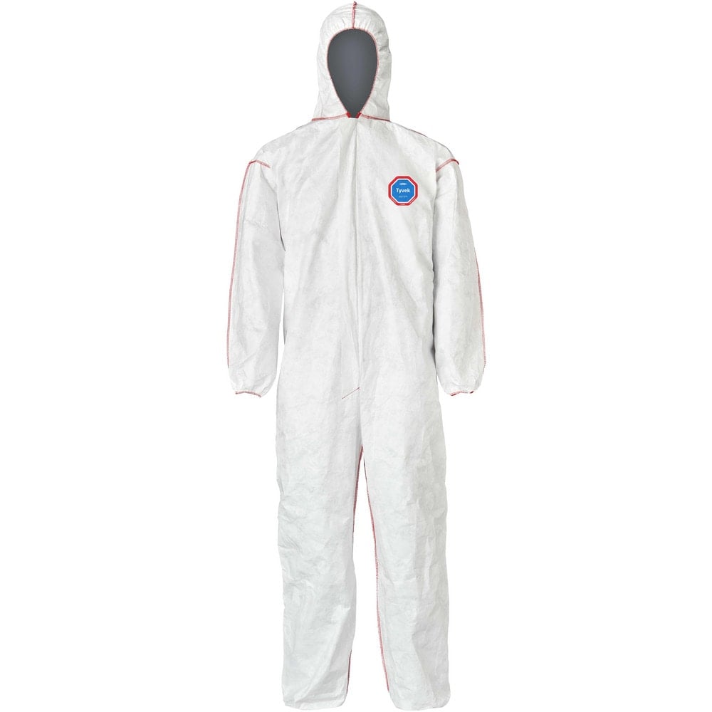 Disposable & Chemical Resistant Coveralls, Protection Type: Particle Protection , Garment Style: Coveralls , Size: 2X-Large , Material: Tyvek 400 SFR  MPN:ST127SWH2X00250