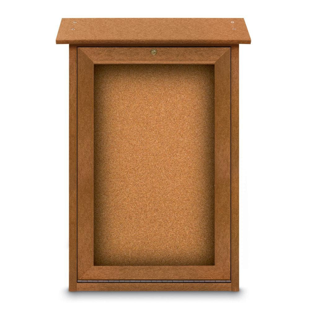 Enclosed Cork Bulletin Board: 18