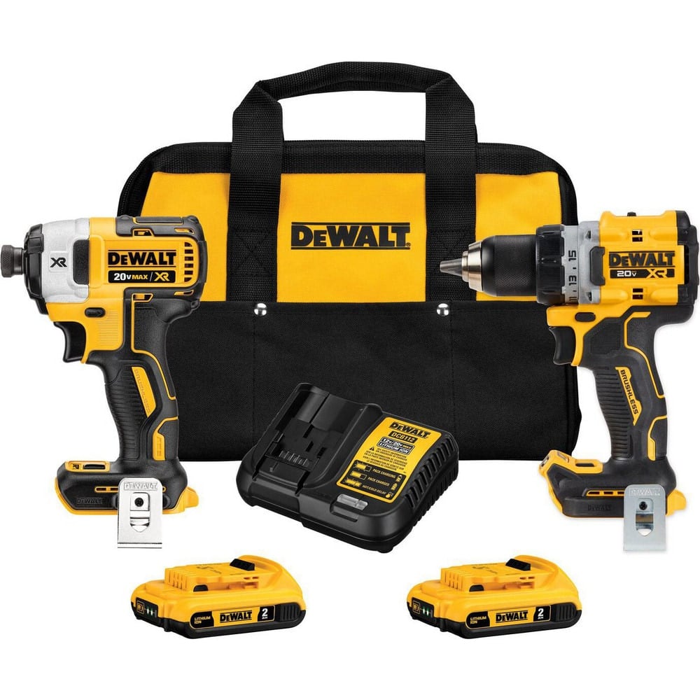 Cordless Tool Combination Kits, Kit Type: 20 Volt Cordless Tool Combination , Tools: Impact Driver, Drill , Voltage: 20.00 , Batteries Included: Yes  MPN:DCK248D2