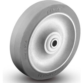 Colson® 2 Series Wheel 2.00002.441 - 2-1/2 x 1-1/4 Performa Rubber 3/8 Delrin Bushing - Gray 2.00002.441