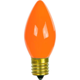 Sunlite® Incandescent Bulb with E17 Intermediate Base 7W 120V Orange Pack of 25 01305-SU