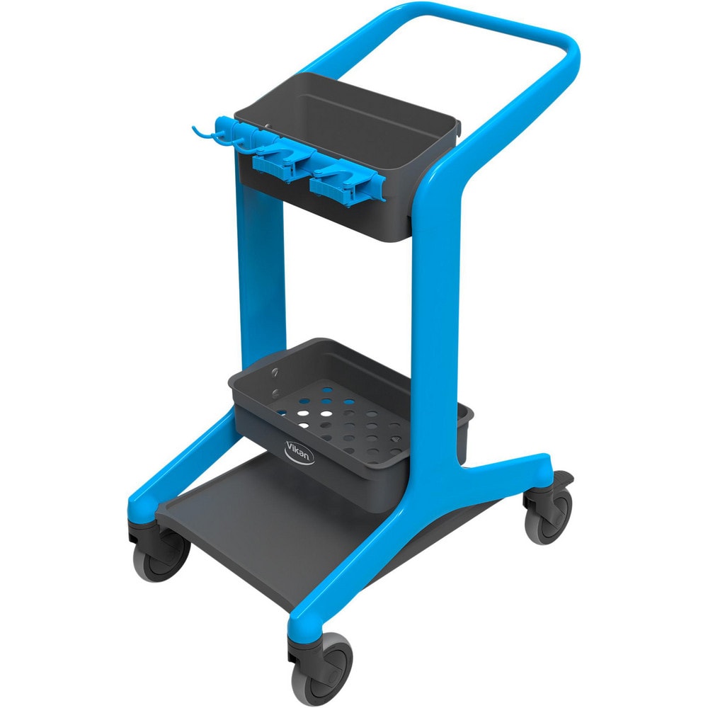 Janitor Carts & Caddies, Material: Polypropylene, Stainless Steel, Brass, TPE Rubber , Cart Material: Polypropylene, Stainless Steel, Metal  MPN:57003