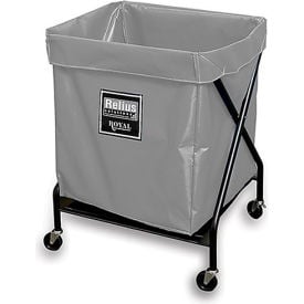 Royal Basket Trucks® X-Frame Carts-R08-GGX-XFA-3ONN- 8-Bushel Capacity Gray R08-GGX-XFA-3ONN