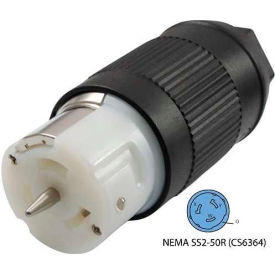 Conntek CS6364 50-Amp CA-Standard Connector with NEMA CS6364 Female End 3 Pole- 4 Wire CS6364