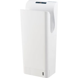 GoVets™ High Velocity Vertical Automatic Hand Dryer W/ HEPA Filter White 110-120V 955W640