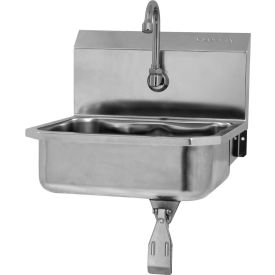 Sani-Lav® 605L Wall Mount Sink With Single Knee Pedal Valve L605