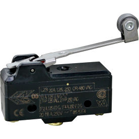 Allpoints 42-1145 Momentary On/Off Roller Lever Micro Switch - 20A-125/250/480V 421145