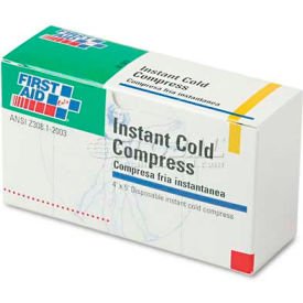 First Aid Only B-503 Instant Cold Compress 5 Compress/Pack 4