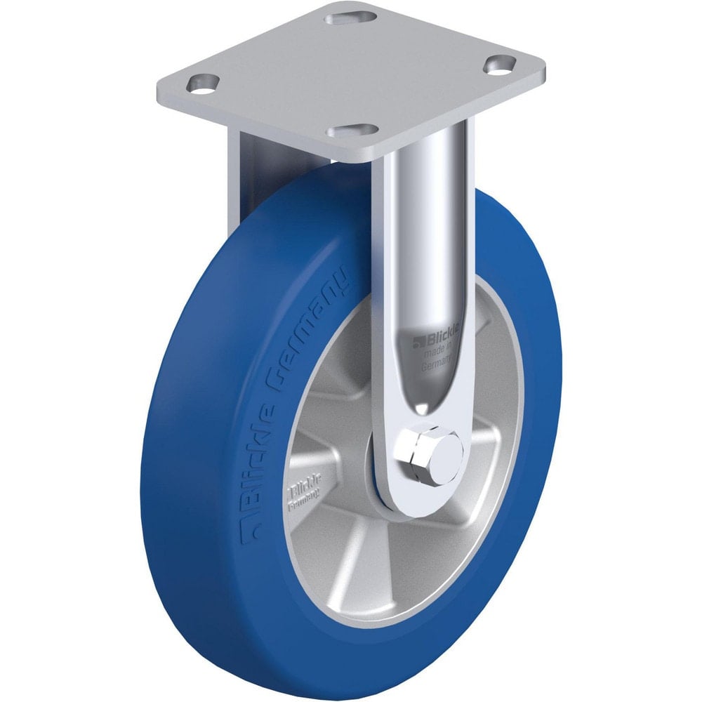 Top Plate Casters, Mount Type: Plate , Number of Wheels: 1.000 , Wheel Diameter (Inch): 6-5/16 , Wheel Material: Rubber , Wheel Width (Inch): 2  MPN:755876