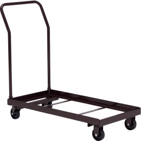 Interion® Chair Cart For Folding Chairs - Horizontal Stack - 36 Chair Capacity 435277