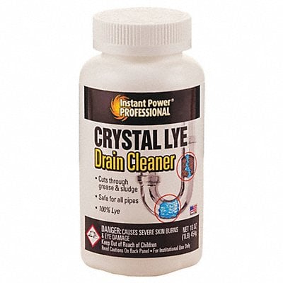 Crystal Lye Drain Opener Btl 1 lb Beads MPN:8886