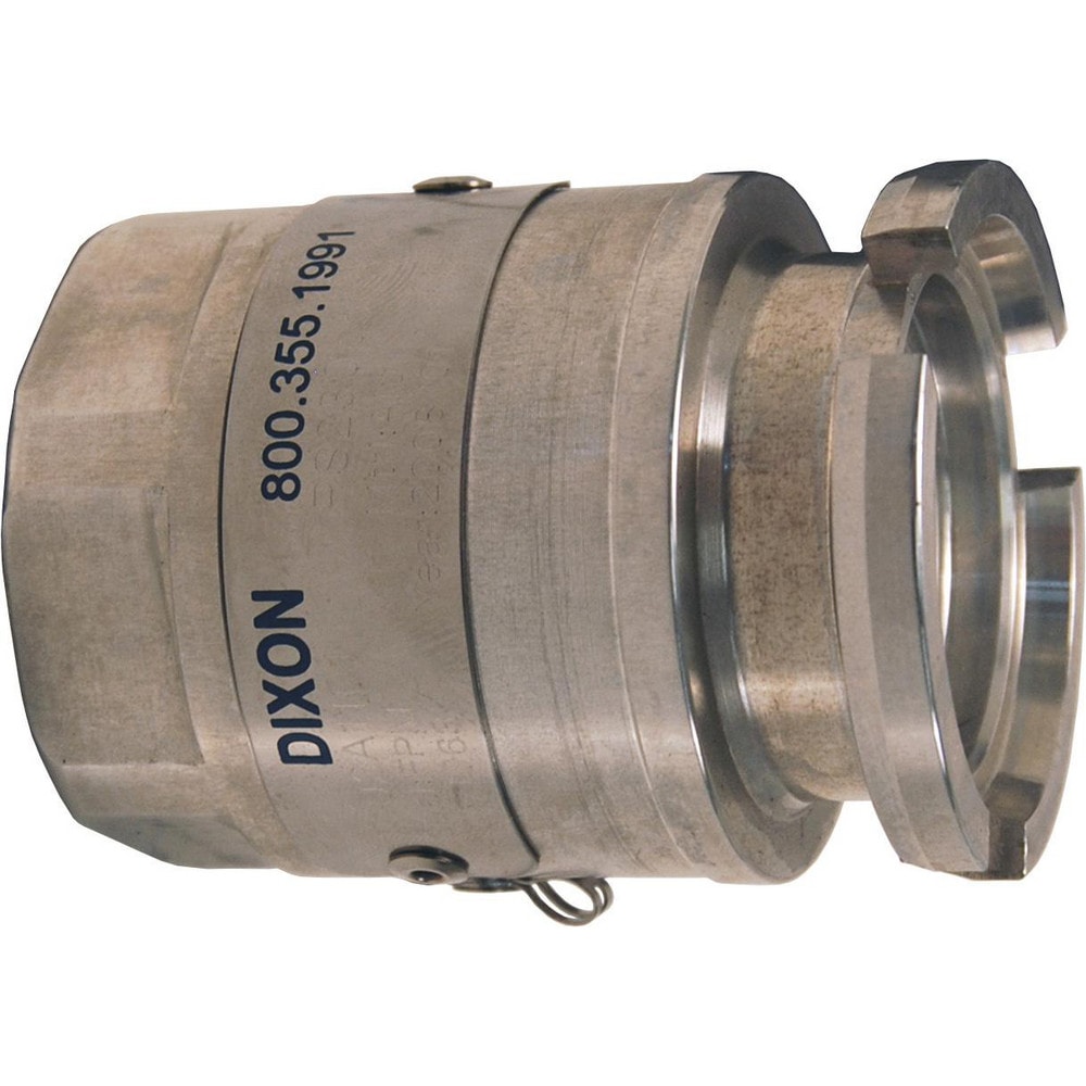 Reusable Hose Fittings, Type: Adapter , Thread Size: 3 in , Material: Aluminum , Thread Standard: NPT , Connection Type: Threaded  MPN:DDA300AL105