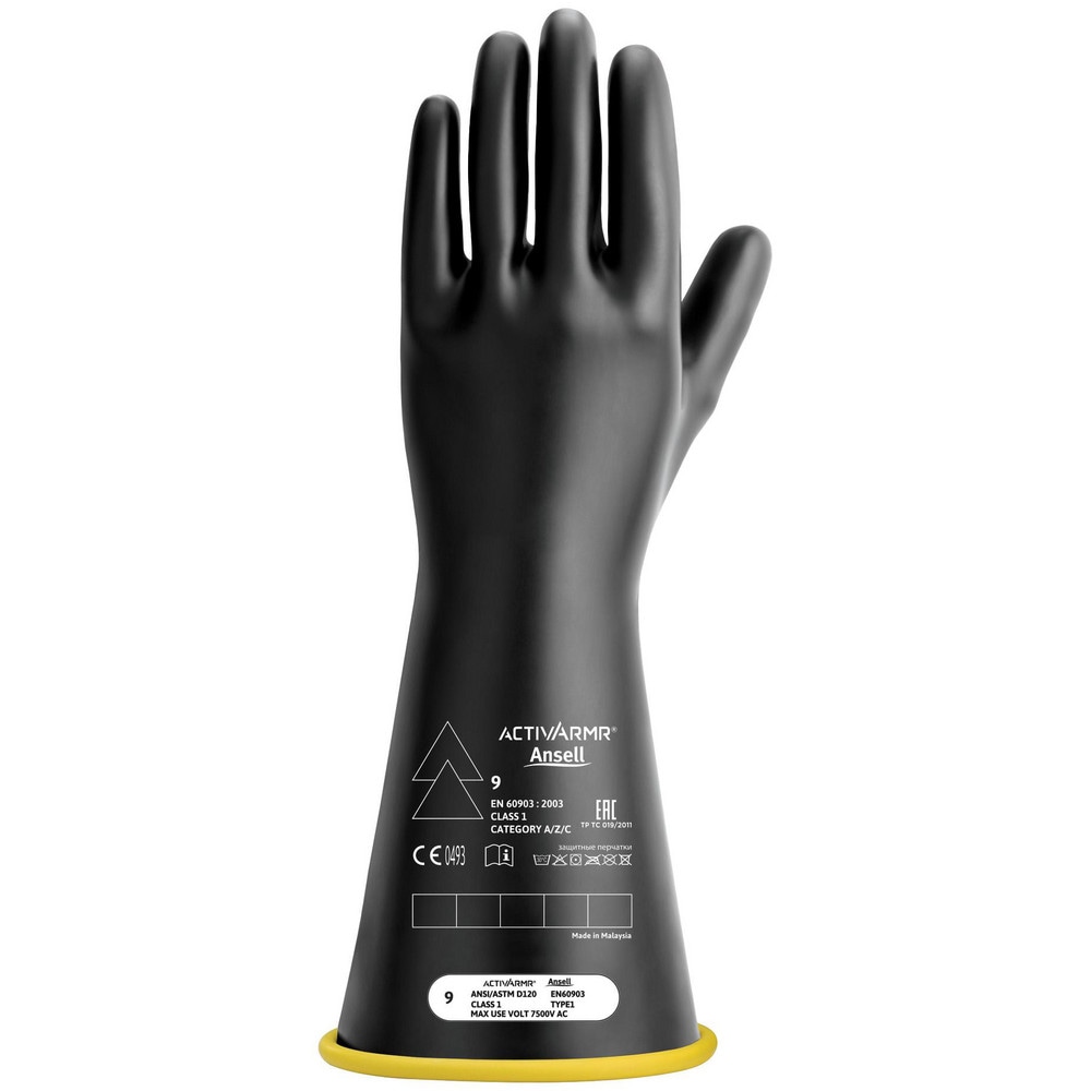 Electrical Protection Gloves & Leather Protectors, Glove Type: Electrical Protection Gloves, Rubber Voltage Gloves , Primary Material: Natural Latex Rubber  MPN:RIG114YBSC120