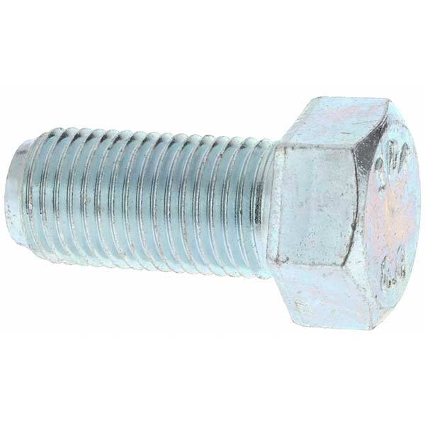 Hex Head Cap Screw: M12 x 1.25 x 25 mm, Grade 8.8 Steel, Zinc-Plated MPN:4541