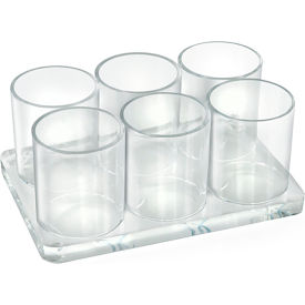 Approved 225576 Six Cup Acrylic Deluxe Holder 576225