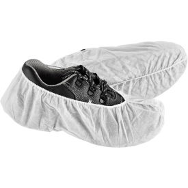 GoVets™ Standard Disposable Shoe Covers Size 6-11 White 150 Pairs/Case 196AWH708