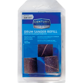 Century Drill Drum Sander 3pc Refill Kit 1'' x 3/4