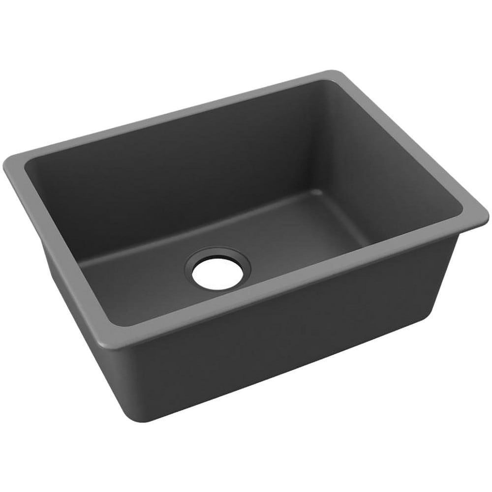 Sinks, Type: Undermount , Mounting Location: Countertop , Number Of Bowls: 1 , Material: Quartz , Faucet Included: No  MPN:ELGU2522GT0