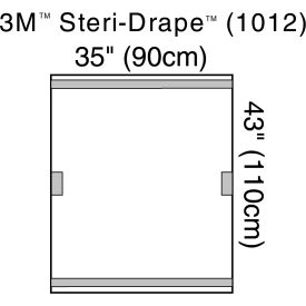 3M™ Steri-Drape Fluoroscope Drape 1012 35