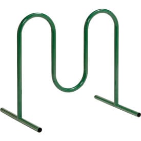 GoVets™ Wave Bike Rack 5-Bike Capacity Free Standing Green 777FGN652