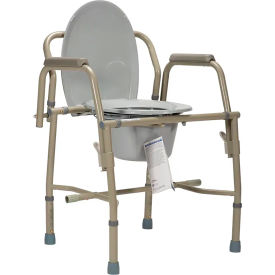 Dynarex Drop Arm Folding Commode Seat 10376