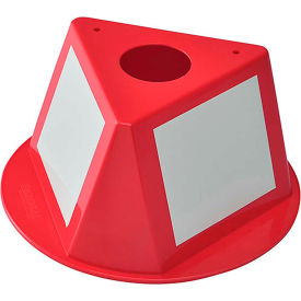 GoVets™ Inventory Control Cone W/ Dry Erase Decals Red 430412