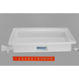 SP Bel-Art General Purpose Polyethylene Tray with Faucet 16 x 20 x 3