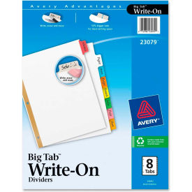 Avery Big Tab Write-On Divider with Erasable Tab/Write-on 8.5