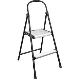 COSCO® 2 Step Folding Step Stool with Rubber Hand Grip 22-1/2