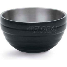 Vollrath® Double-Wall Insulated Serving Bowl 4659260 6.9 Quart Black Black - Pkg Qty 3 4659260